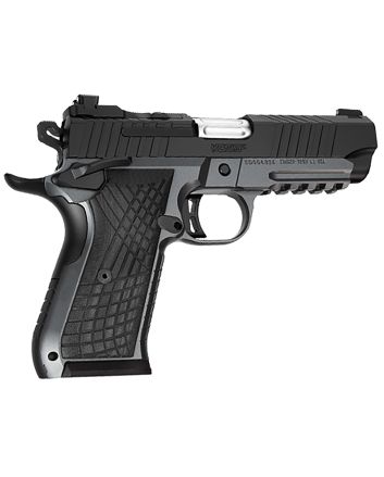 Kimber Mfg.,inc 3100018 KDS9C Rail 9mm 10+1 4.09" KimPro Gray/Black Front and Rear Serrations Stainless Steel G-10 Grip