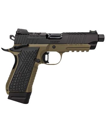Kimber Mfg.,inc 3100023 KDS9C TFS 9mm 15+1 18+1 4.60" FDE/Black Front and Rear Serrations Stainless Steel G-10 Grip