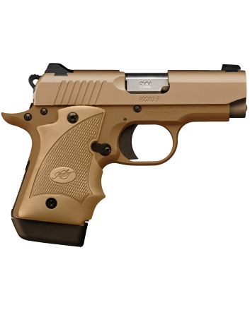 Kimber Mfg.,inc 3300247 Micro 9 MC TP 9mm 7+1 3.15" KimPro Black Stainless Steel Slide KimPro Gray Desert Tan Grip