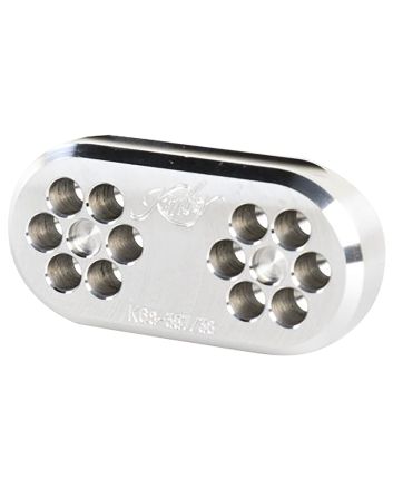 Kimber Mfg.,inc 4100022 K6S 2 Position Loading Station Compatible w/ 38 Special/357 Magnum Silver Aluminum