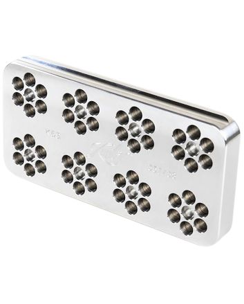 Kimber Mfg.,inc 4100023 K6S 8 Position Loading Station Compatible w/ 38 Special/357 Magnum Silver Aluminum