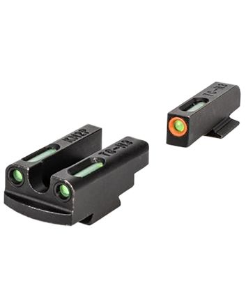 Kimber Mfg.,inc 4000154 Micro 9 Trulgo TFX Pro Sight SetGreen/Fiber Optic Orange Outline Front Sight-Green/Fiber Optic Black Outline Rear Sight