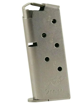 Kimber Mfg.,inc 1200846A Micro 9 Flush Fit 6rd 9mm Silver Stainless Steel