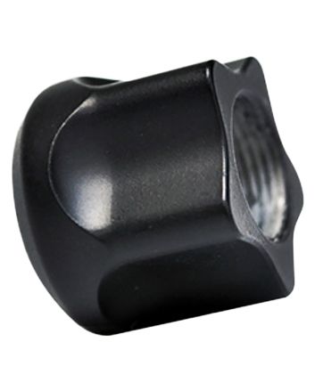 Timber Creek Outdoors 1/228TPBLC Thread ProtectorBlack Billet Aluminum 1/2"x28