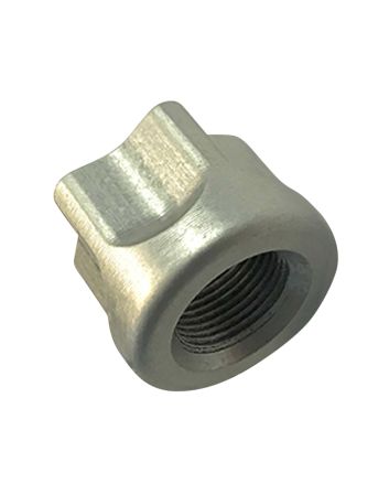 Timber Creek Outdoors 5/824TPS Thread ProtectorSilver Billet Aluminum 5/8"x24