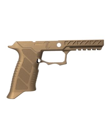 Timber Creek Outdoors SSP320PROGMBBPro Grip Module Burnt Bronze Fits Sig P320