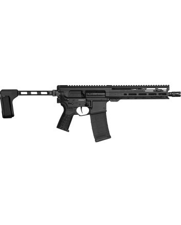 CMMG 30AC50F-AB Dissent MK4 300 Blackout 30+1 10.50" Black Nitride Threaded Barrel, 5.50" M-LOK Handguard, Black Armor Cerakote Aluminum Picatinny Rail Receiver, Black CMMG Zeroed Grip