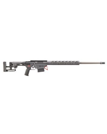 Ruger 18099 Precision6mm Creedmoor 10+1 26" Gray Anodized Cerakote Threaded Barrel, Gray Anodized Cerakote Picatinny Rail Steel Receiver, Black Ruger Precision MSR Adj, Black Magpul K2+ Grip