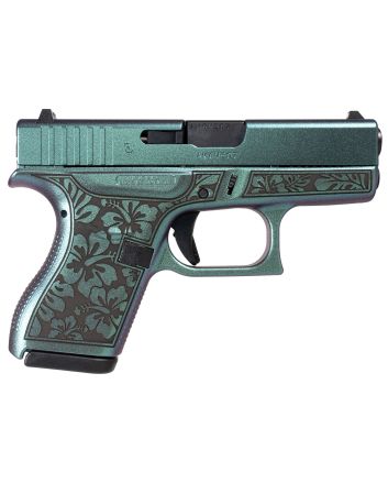 Glock UI4250204HIBMAKO G42 Gen3 Sub-Compact Frame 380 ACP 6+1 3.25" Black Steel Barrel Serrated Steel Slide Polymer Frame Right Hand