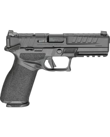Springfield Armory EC9459BMSU Echelon9mm Luger 20+1 4.50" Black Melonite Steel Barrel, Black Melonite Optic Ready/Serrated Steel Slide, Black Polymer Frame w/Picatinny Rail