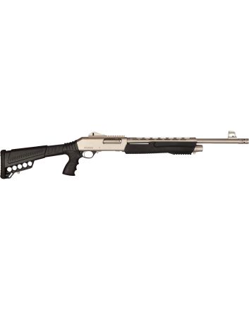 Dickinson LLC XX3DM18 XX3D Marine Tactical 12 Gauge Pump 3" 5+1 18.50" Vent Rib Barrel, Receiver w/Picatinny Rail, Fixed w/Shell Carrier Black Synthetic Stock, Black Pistol Grip