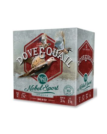 Nobel/Eurosports LLC ANSF1275 Dove &amp; Quail12Gauge 2.75" 1 1/8oz 7.5Shot 250rds/Box