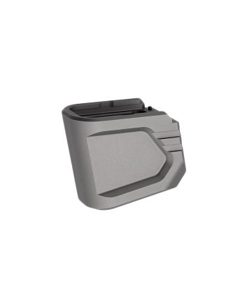 Tyrant CNC TDG48MAGEXGMagazine Extension Fits Glock 43x/48 Gray Aerospace Grade Aluminum