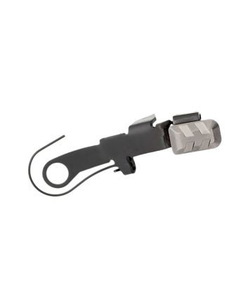 Tyrant CNC TDGSTOP24G Extended Slide Release9mm Glock Gray 6061 Aluminum