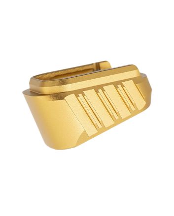 Tyrant CNC TDHCATMAGEX3GOLD Hellcat Magazine Extension Fits Springfield Hellcat Pro Gold 7000 Series Aluminum