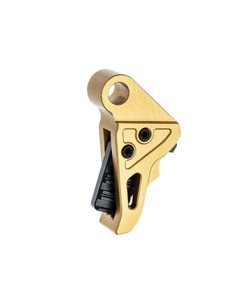 Tyrant CNC TDHCATTRIGGOLD/BLKTrigger/Shoe Gold/Black Fits Springfield Hellcat Pro