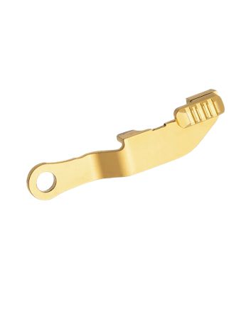 Tyrant CNC TDHCATSCLGOLD Hellcat Extended Slide Release Gold Stainless Steel Pistol