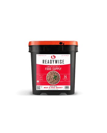Wise Foods RW07704 Meat/Rice BucketFreeze Dried Meals 88 Servings
