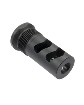 Wilson Combat SPRTMBFB30 Muzzle Brake Whisper 30 Cal 5/8"x24 Black Melonite