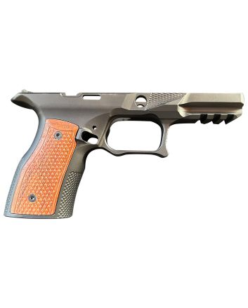 Sharps Bros SBGM16 Echelon Grip Module Black Anodized 7075 Aluminum Frame Cherry Grip