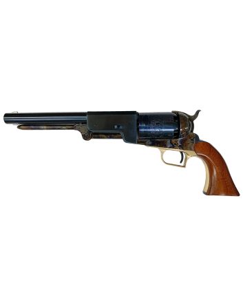 Cimarron CA020C00 1847 Walker Dragoon US 44 6 Shot 9" Blued Steel Barrel Blued Engraved Cylinder Color Case Hardened Steel Frame Walnut Grip Exposed Hammer