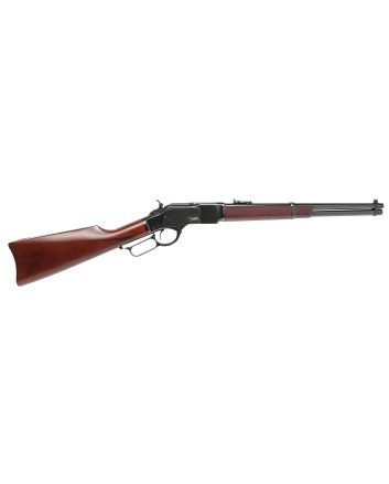 Cimarron CA2057AS1 1873 US Marshal Indian Territory Carbine 357 Mag 9+1 18.50" Blued Round Barrel, Fixed Walnut Stock
