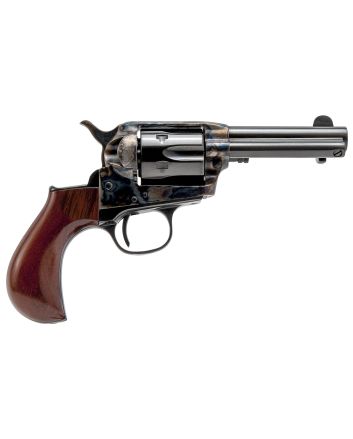 Cimarron CA980DC Lightning Dual Cylinder 9mm Luger 38 Special 6 Shot 3.50" Blued Steel Barrel, Blued Cylinder, Color Case Hardened Steel Frame, Wood Grip