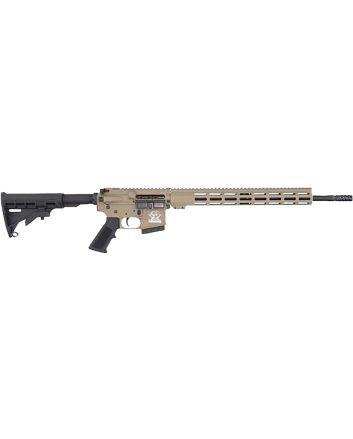 Great Lakes Firearms GL15350SSFDE16 GLFA350 Legend 5+1 18" Stainless Threaded Barrel, Flat Dark Earth Cerakote Picatinny Rail Aluminum Receiver, M-LOK Handguard, Black Synthetic Stock, Mil-Spec Grip