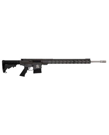 Great Lakes Firearms GL10243SSTNG GLFA243 Win 5+1 24" Stainless Threaded Barrel, Tungsten Cerakote Picatinny Rail Aluminum Receiver, Adjustable Black Synthetic Stock, Mil-spec Polymer Grip