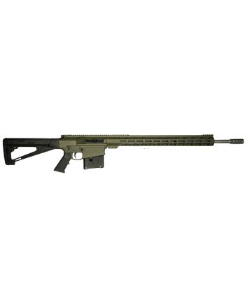 Great Lakes Firearms GL10308SSODG GLFA308 Win 10+1 18" Stainless Threaded Barrel, OD Green Cerakote Picatinny Rail Aluminum Receiver, 6 Position Mil-Spec Black Synthetic Stock, Mil-spec Polymer Grip