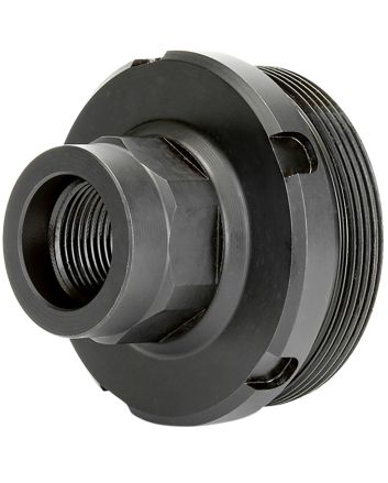 Griffin Armament DT1375X24-1/2X28Thread Adapter 1/2"x28 17-4 Stainless Steel Nitride Black