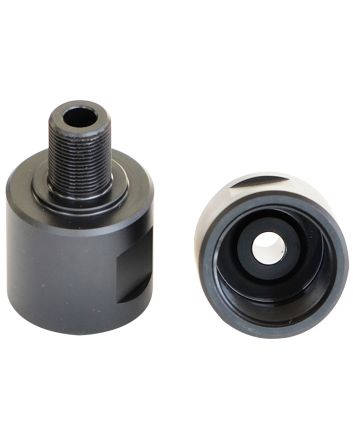 Griffin Armament 24MM1228A Suppressor Mount Thread Adapter 1/2"x28 Melonite QPQ Black