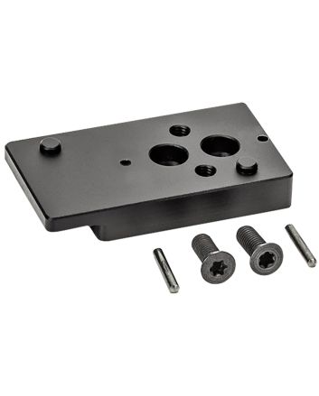 Griffin Armament GSMALDPFP AIS Flat Mount Plate Black Anodized Hardcoat 6061 T6 Aluminum