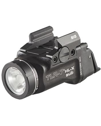 Streamlight 69504 TLR-7 HL-X SUB USBBlack 6000 Series Aluminum Sig P365/XL 1000 Lumens