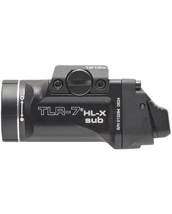 Streamlight 69505 TLR-7 HL-X SUB USBBlack 6000 Series Aluminum 1913 1000 Lumens