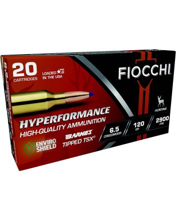 Fiocchi 65CMTTSX Hyperformance6.5Creedmoor 120gr Barnes Tipped TSX 20 Per Box/10 Case