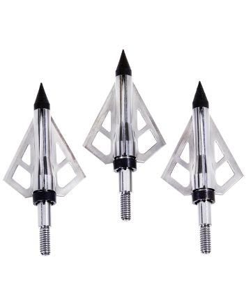 Allen 14625 Optimus Broadhead Stainless Steel Blades Silver 3 Pack