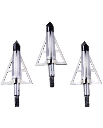 Allen 14694 CX Terminus Broadhead Stainless Steel Blades Silver 3 Pack