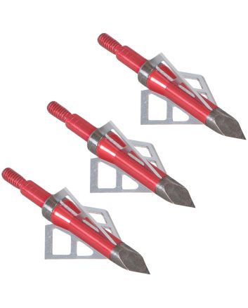 Allen 14696 Photon Broadhead Stainless Steel Blades Red 3 Pack
