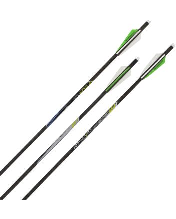 Allen 93120 CX600 Crossbow Bolts Black 20" Carbon Fiber 3 Pack
