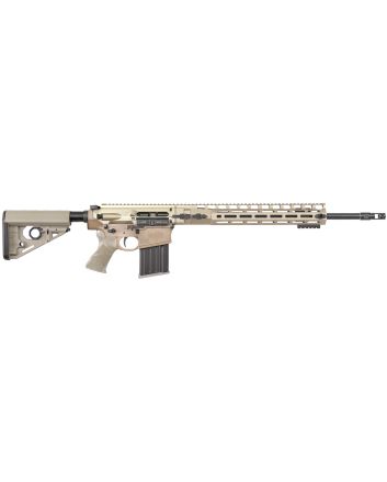 Larue Tactical LTMRGGS308W20FDE LT10MRGG MLOK 308 Win 20+1 20" Stealth Barrel FDE Right Hand