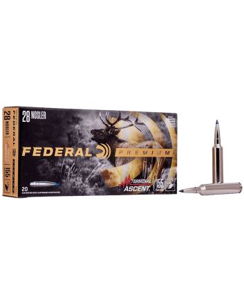 Federal P28NTA1 Premium28Nosler 155gr Terminal Ascent 20 Per Box/10 Case