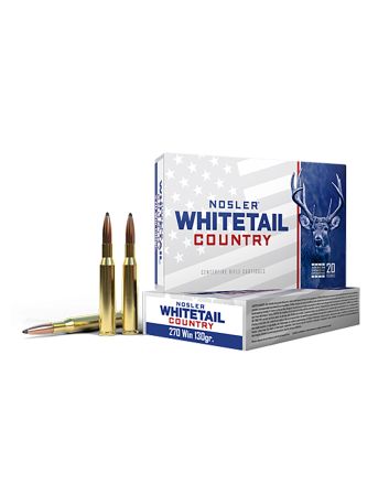 Nosler 40110 Whitetail Country270Win 130gr Spitzer Boat Tail 20 Per Box/10 Case
