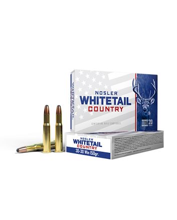 Nosler 40135 Whitetail Country30-30Win 150gr Spitzer Boat Tail 20 Per Box/10 Case
