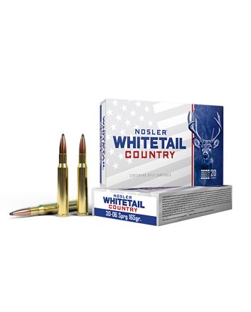 Nosler 40125 Whitetail Country30-06Springfield 165gr Spitzer Boat Tail 20 Per Box/10 Case