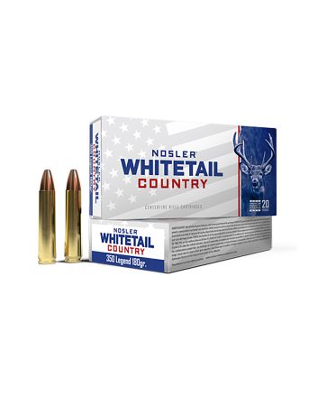 Nosler 40130 Whitetail Country350Legend 180gr 20 Per Box/10 Case