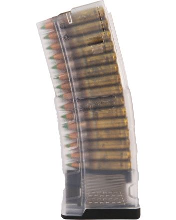 Mission First Tactical EXDPM556TC EXD30rd 5.56 Fits AR/M4 Translucent Clear