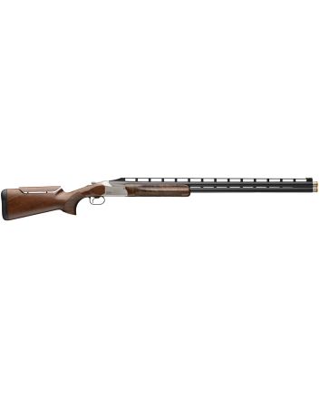 Browning 0183254002 Citori 825 Trap 12 Gauge Break Open 2.75" 2rd 32" Polished Blued Over/Under Vent Rib Barrel, Silver Nitride Stainless Steel Receiver, Adjustable Comb Gloss Black Walnut Stock