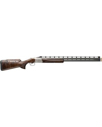 Browning 0183504002 Citori 825 Pro Trap 12 Gauge Break Open 2.75" 2rd 32" Polished Blued Over/Under Vent Rib Barrel, Silver Nitride Stainless Steel Receiver, Adj Comb Gloss Black Walnut Stock