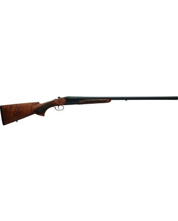 Charles Daly 930387 500 Coach 20 Gauge Break Open 3" 2rd 20" Black Side By Side Barrel, Steel Receiver, Fixed w/Pistol Grip Checkered Walnut Walnut Stock